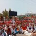 भारत बंदच्या पार्श्वभूमीवर विविध कामगार संघटनांचे जिल्हाधिकारी कार्यालयावर आंदोलन