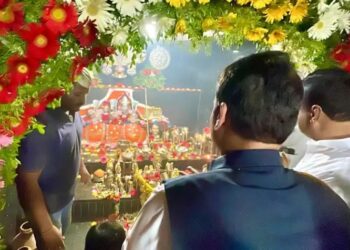 आरेवाडीच्या विकासासाठी केंद्राकडून निधी आणणार, देवेंद्र फडणवीसांनी घेतले बिरोबाचे दर्शन..