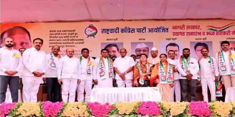 सांगली | माजी मंत्री शिवाजीराव नाईक यांचा राष्ट्रवादीत प्रवेश, अध्यक्ष शरद पवार यांच्या उपस्थितीत सोहळा…