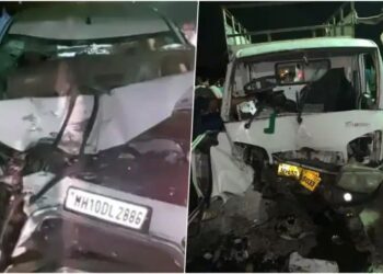 सांगलीत आयर्विन पुलावर भीषण अपघातात दोन जण ठार ; तर आठ जखमी…