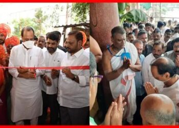 श्रीक्षेत्र नृसिंहवाडी येथे बहुमजली पार्किंग इमारतीचे उपमुख्यमंत्री अजित पवार यांच्या हस्ते लोकार्पण..