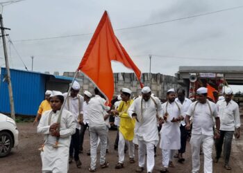 मिरजेतील गर्डर विठ्ठल मंदिराची दिंडी …!