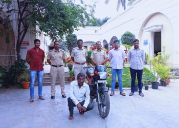 मोटारसायकल चोरी प्रकरणी चिपरीच्या एकास अटक..