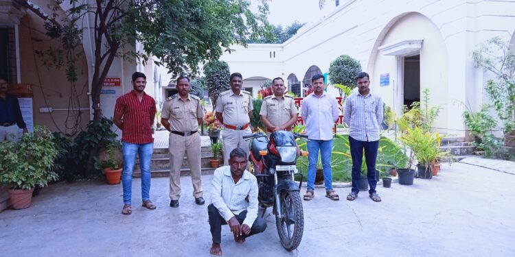 मोटारसायकल चोरी प्रकरणी चिपरीच्या एकास अटक..