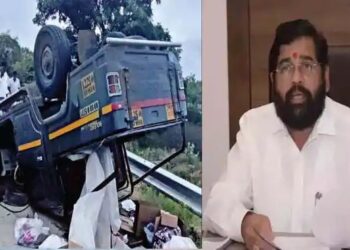 “हॅलो ,मी मुख्यमंत्री एकनाथ शिंदे बोलतोय, रस्ते अपघातात जखमी झालेल्या वारकऱ्यांच्या मदतीसाठी धावून आले ‘मुख्यमंत्री एकनाथ शिंदे’.”