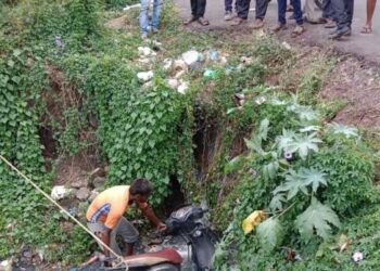 कुपवाड – विजयनगर मार्गावरील नाला उघडा : महापालिकेला काय साध्य करायचं आहे .? सहावा अपघात : नागरिक संतप्त.