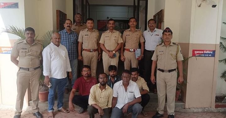 बेकायदेशीर कत्तलखान्यात छापा : पाच संशयितांना अटक