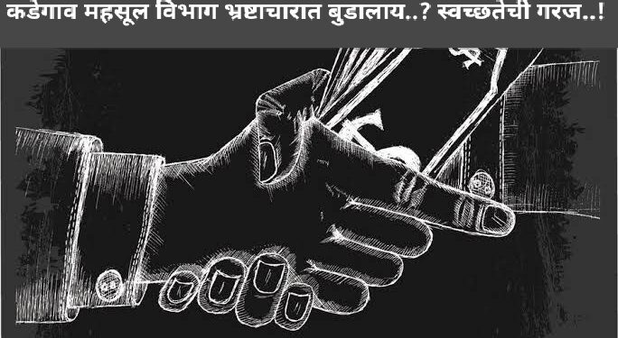 कडेगाव महसूलला स्वच्छतेची गरज…