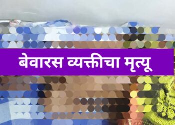 बेवारस व्यक्तीचा उपचारादरम्यान मृत्यू.