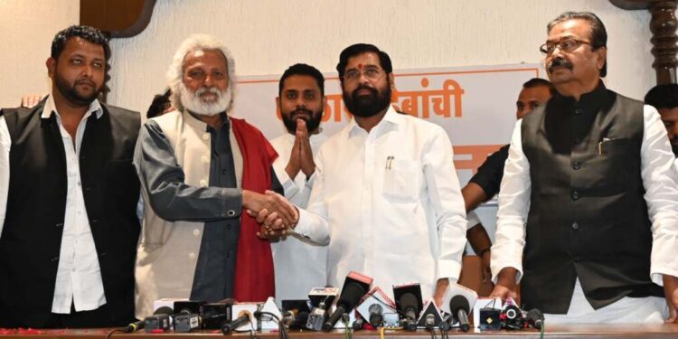 पीपल्स रिपब्लिकन पार्टीचे प्रमुख कवाडे व मुख्यमंत्री  शिंदे निवडणूक लढवणार एकत्रित ; पत्रकार परिषदेत केली युतीची घोषणा.