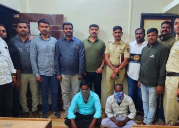 गांजा विक्री करण्यासाठी आलेल्या दोन तरुणांना भिलवडीत अटक ; ८ किलो गांजा सह १ मोटरसायकल जप्त.