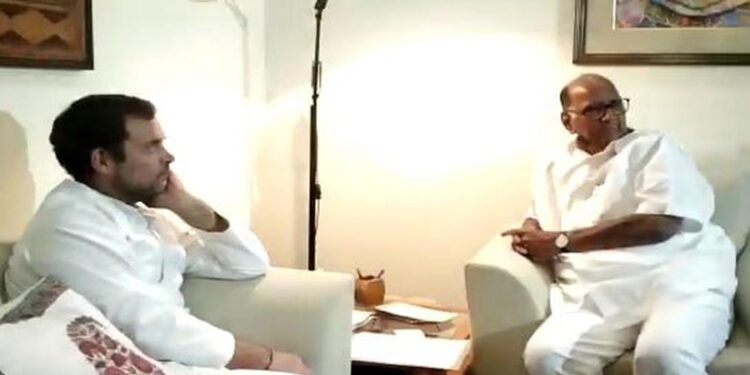 ब्रेकिंग! शरद पवार आणि राहुल गांधी यांच्या दिल्लीमधील बैठकीत घेण्यात आला सर्वात मोठा निर्णय