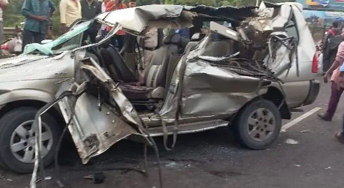 ब्रेकिंग | साताऱ्याजवळ अपघातात एकाच कुटुंबातील जयसिंगपूरचे तिघे ठार