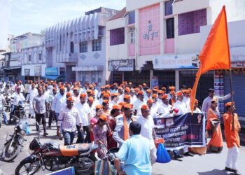 जालना घटनेच्या निषेधार्थ कडेगावमध्ये मराठा समाज आक्रमक…