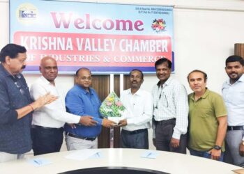 कृष्णा व्हॅली चेंबरने वेळोवेळी केलेल्या पाठपुराव्याला अखेर यश – सतीश मालू.