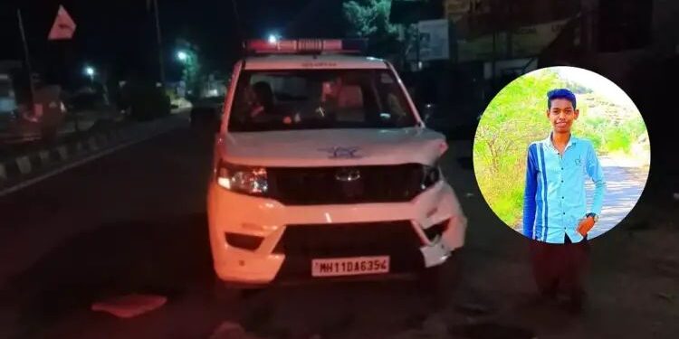 भयंकर.! पोलिसांच्या गाडीने ४ जणांना उडवलं, एकाचा जागीच मृत्यू, तिघे गंभीर जखमी