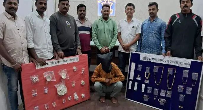 मिरज | सिव्हिल हॉस्पिटलसमोर दागिने विक्रीचा होणारा सौदा एलसीबी पोलिसांनी उधळला..? रेकॉर्डवरील “खल्या’चा ऐन दिवाळीत पोलिसांनी धमाका फोडला..!