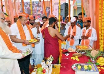 कागलमधील गैबी चौकात मंत्री मुश्रीफ म्हणाले, “प्रभू श्रीराम माझा..मी श्रीरामाचा..!”