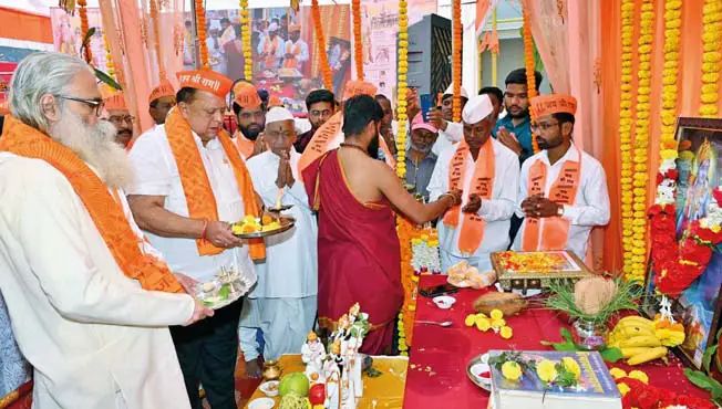 कागलमधील गैबी चौकात मंत्री मुश्रीफ म्हणाले, “प्रभू श्रीराम माझा..मी श्रीरामाचा..!”