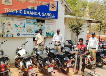 ब्रेकिंग | सांगलीत ‘या’ बुलेटस्वारांवर कारवाईचा बडगा; १२ मालकांवर दंडात्मक कारवाई