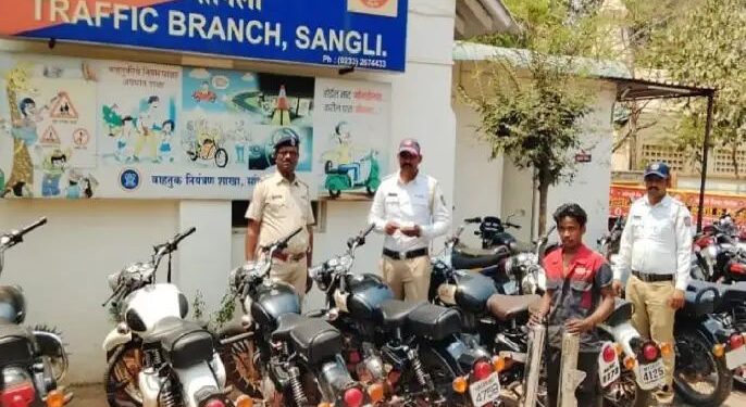 ब्रेकिंग | सांगलीत ‘या’ बुलेटस्वारांवर कारवाईचा बडगा; १२ मालकांवर दंडात्मक कारवाई