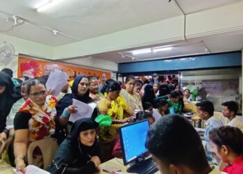 मुख्यमंत्री माझी लाडकी बहीण योजने’साठी मंत्री सुरेशभाऊ खाडे यांचे कार्यालय फुल्ल; महिलांचा मोठा प्रतिसाद