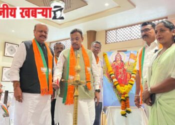 मिरजेत भाजपचे राष्ट्रीय महासचिव विनोद तावडे यांनी साधला कार्यकर्त्यांशी संवाद