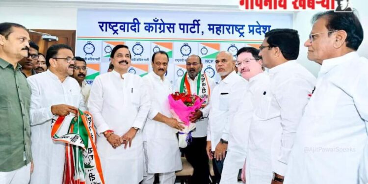 माजी खासदार संजय पाटील यांचा राष्ट्रवादीमध्ये प्रवेश..