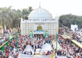 मिरजेत मिरासाहेब दर्ग्यात मंडप विधी