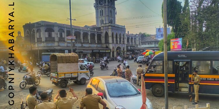 मिरजेत बंदोबस्तात वाढ, शहरांमध्ये पोलीस यंत्रणा सतर्क