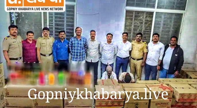 ब्रेकिंग | मिरजेच्या संगम वाईन मधून घेतली पावणे बारा लाखांची दारू, कुपवाडात एलसीबीने पकडली, दोघांना अटक..!