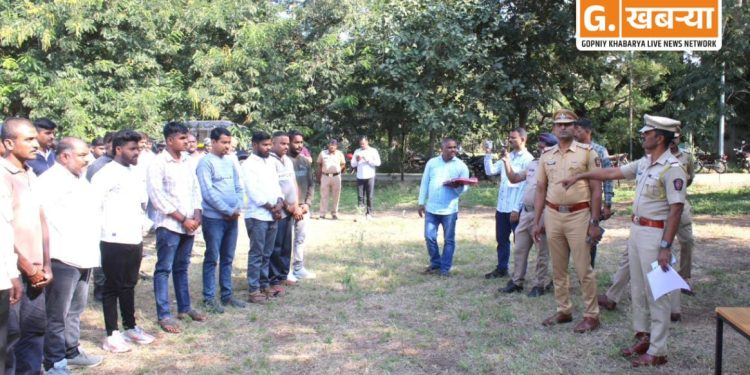 सांगली पोलिसांनी ३०६ आरोपींना दिला सज्जड दम, जिल्हयातील रेकॉर्डवरील गुन्हेगारांची झाडाझडती : नागरिकांनी थेट तक्रार करण्याचे आवाहन..!