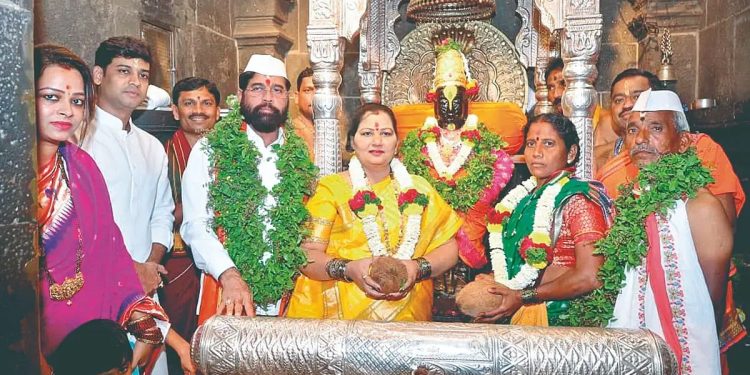 बळीराजाला सुखी, समाधानी ठेव : उपमुख्यमंत्री शिंदे