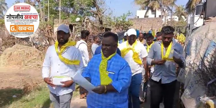 अपक्ष उमेदवार डॉ. महेशकुमार कांबळे यांच्या प्रचारात मोठा जनसमुदाय, विरोधक धास्तावले.!