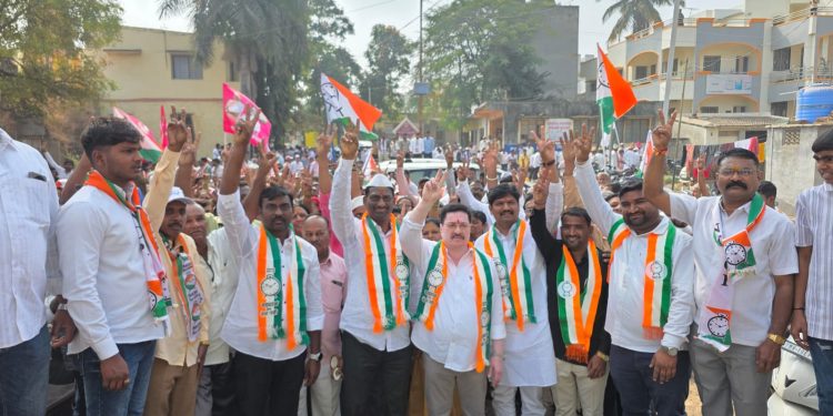 कुपवाड मध्ये राष्ट्रवादी कॉंग्रेसचे उमेदवार गजानन मगदूम यांच्या प्रचाराचा शुभारंभ