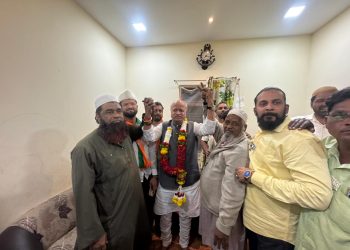 प्रभाग क्रमांक ३,५ व ७ मध्ये भाजपा आमदार डॉ. सुरेश (भाऊ) खाडे यांचा जनसंवाद