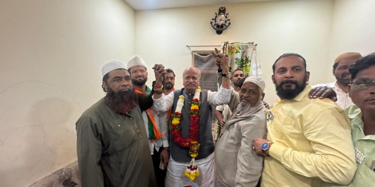 प्रभाग क्रमांक ३,५ व ७ मध्ये भाजपा आमदार डॉ. सुरेश (भाऊ) खाडे यांचा जनसंवाद