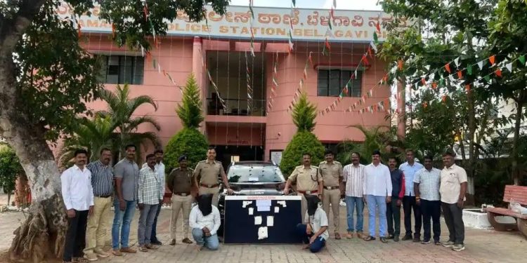 दोन पिस्तूल, चार काडतुसे जप्त; सांगलीच्या दोन तरुणांना अटक : माळमारुती पोलिसांची मध्यरात्री कारवाई..!