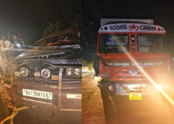 ब्रेकिंग | देवदर्शनाहून परतणाऱ्या भाविकांवर काळाचा घाला ! तिघांचा जागीच मृत्यू