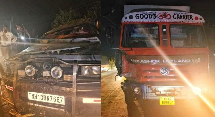 ब्रेकिंग | देवदर्शनाहून परतणाऱ्या भाविकांवर काळाचा घाला ! तिघांचा जागीच मृत्यू