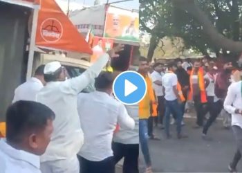 आमदार पडळकरांच्या समर्थकांकडून शिंदे गटाच्या गाड्यांची तोडफोड.!