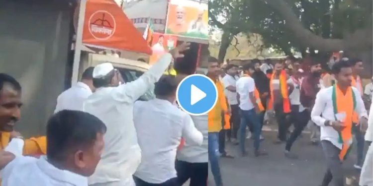 आमदार पडळकरांच्या समर्थकांकडून शिंदे गटाच्या गाड्यांची तोडफोड.!