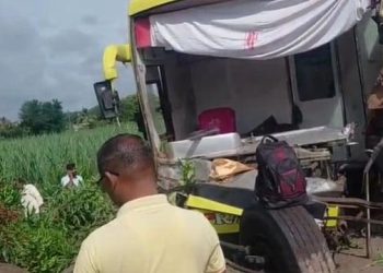 ब्रेकिंग | प्रवाशांनी खचाखच भरलेली खाजगी ट्रॅव्हल्स रस्त्याच्या कडेला उलटली, चालकासह दोघांचा जागीच मृत्यू