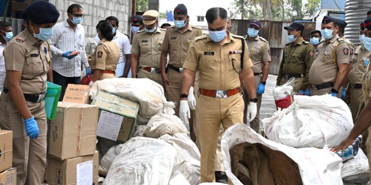 सांगली | तब्बल दोन कोटींचा अंमली पदार्थांचा साठा आगीत भस्मसात करून नष्ट