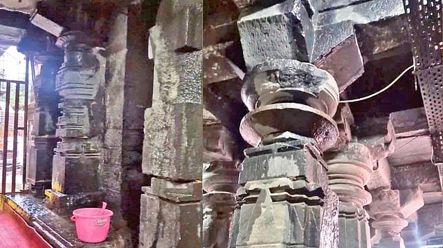 कोल्हापूर |अंबाबाई मंदिरात गळती; व्हिडीओ व्हायरल